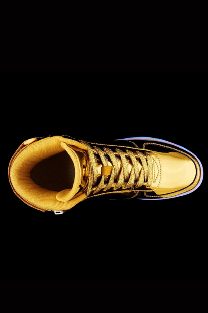 High Top USB Rechargeable Glowing Luminous Shoes