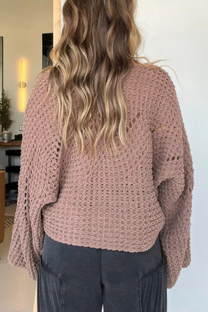 Women's Knitted Oversized Sleeve Sweater
