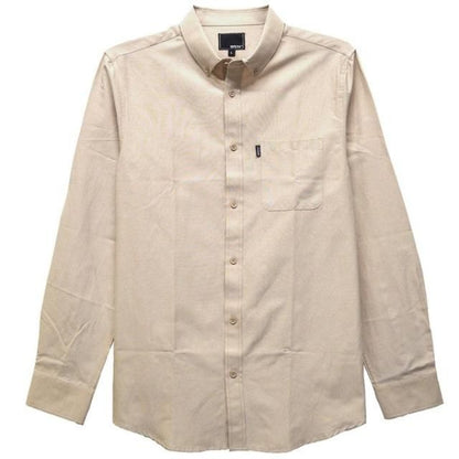 Men's Casual Long Sleeve Button-Down Shirt