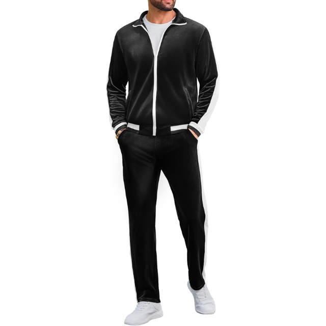 Men's 2 Piece Velour Track Suits