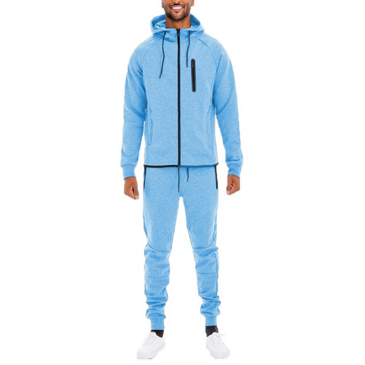 Mens Full Zip Sweat Pant Sweat Set