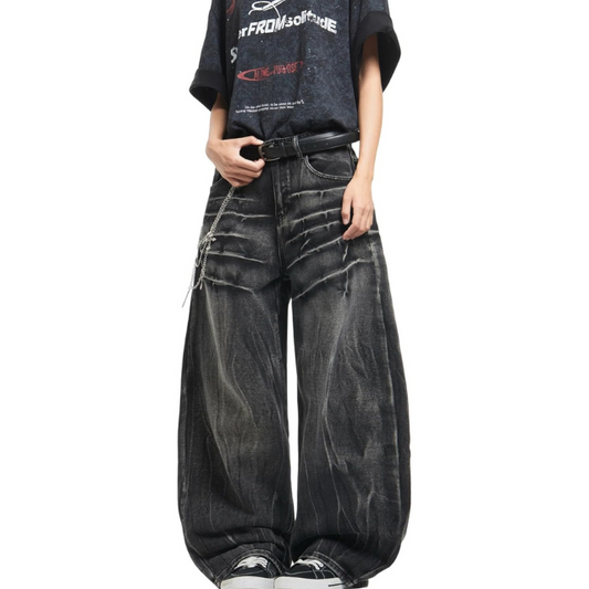 Men's Streetwear Hip Hop Baggy Jeans