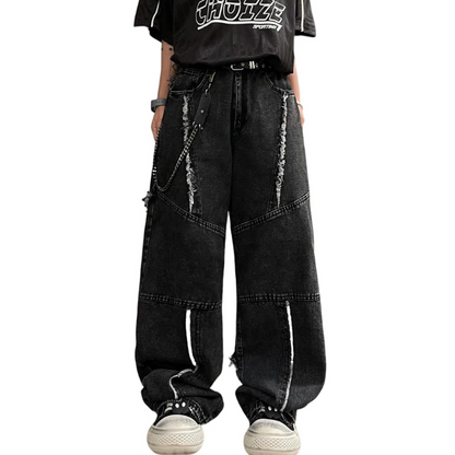 Men's Baggy  Stitchwork Jeans