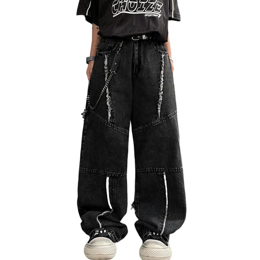 Men's Baggy  Stitchwork Jeans