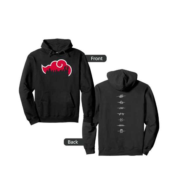 Silhouette Anime Pullover Hoodie