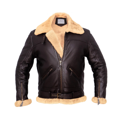 Aviator Real Shearling Bomber Jacket