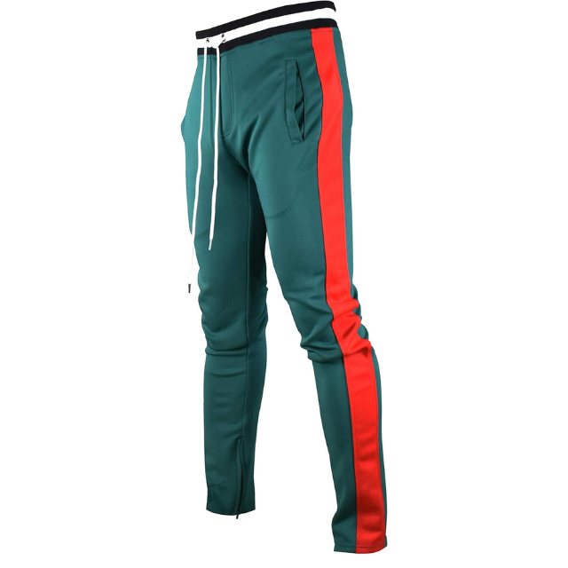 Men's Premium Athletic Fitness Slim Track Pants