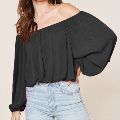 Chic Off-Shoulder Puff Sleeve Blouse