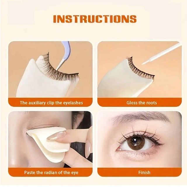 Easy False Eyelash Clip Applicator Tool