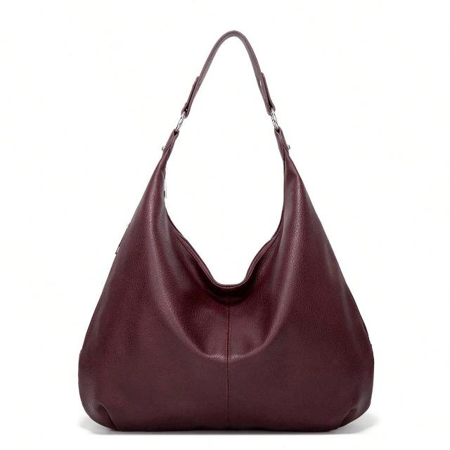 Large Leather Vintage Hobo Shoulder Bag