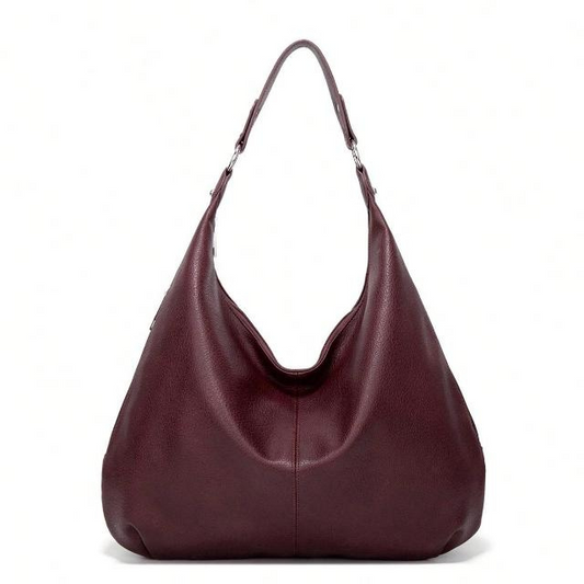 Large Leather Vintage Hobo Shoulder Bag