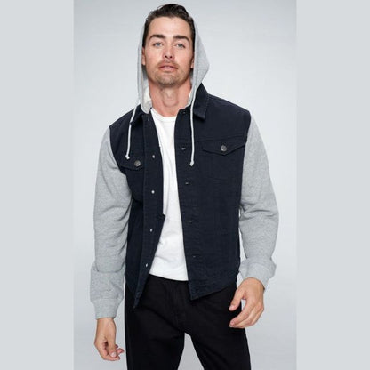 Men's Denim Cotton Sleeve Jacket