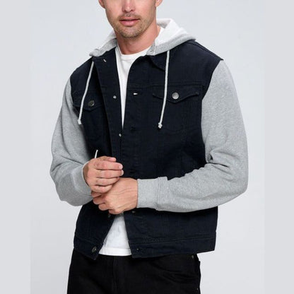 Men's Denim Cotton Sleeve Jacket