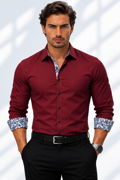 Men's Midnight Society Printed Dress Shirt