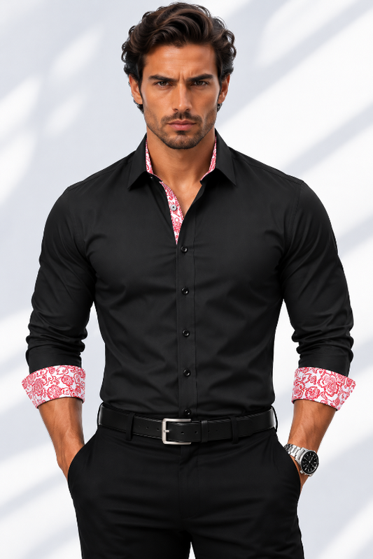 Men's Midnight Society Printed Dress Shirt