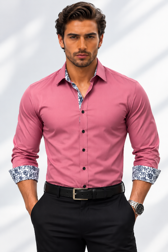 Men's Midnight Society Printed Dress Shirt