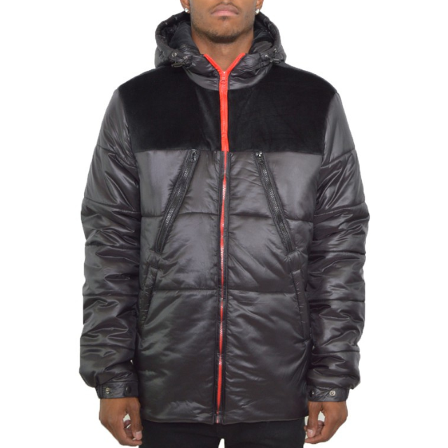 Men's Padded Puffer Hooded Jacket