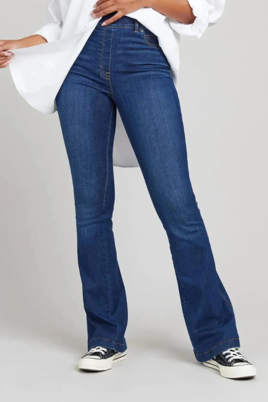 Full Size High-Waisted Flare Jeans Plus Size