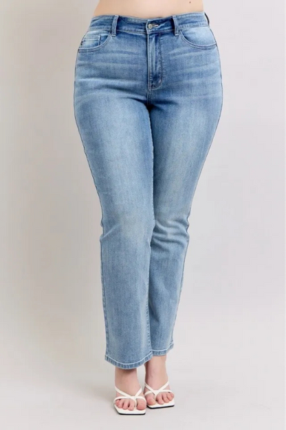 Plus Size High Waist Daddy Jeans
