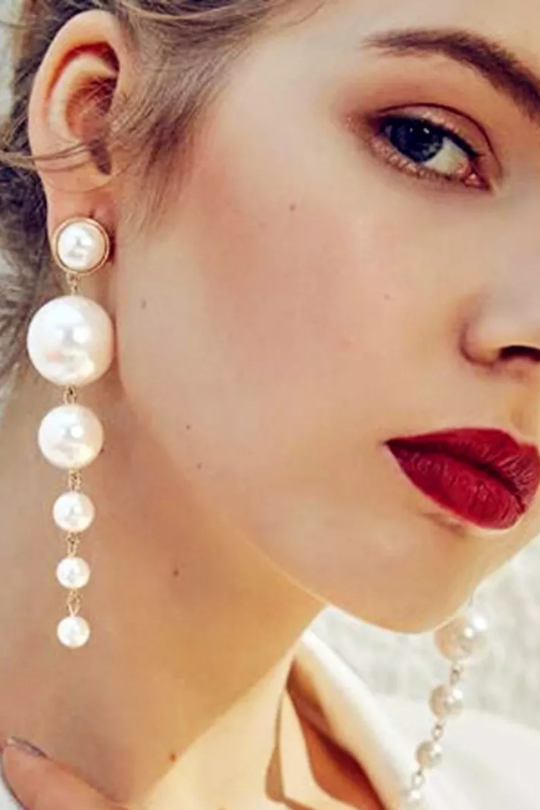 Women's 18k Pearl Drop Earrings