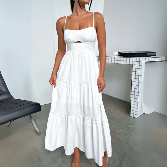 Women's Tiered Spaghetti Strap Dress