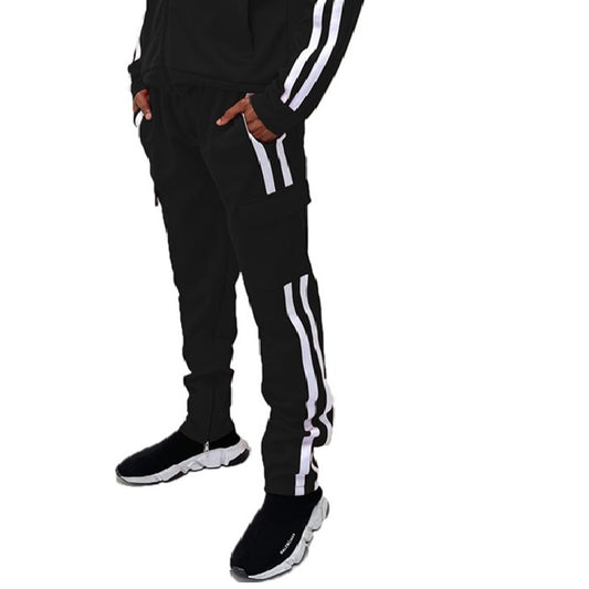 Two Stripe Cargo Pouch Track Pants