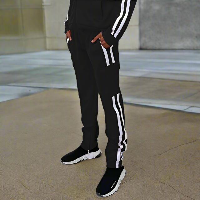 Two Stripe Cargo Pouch Track Pants