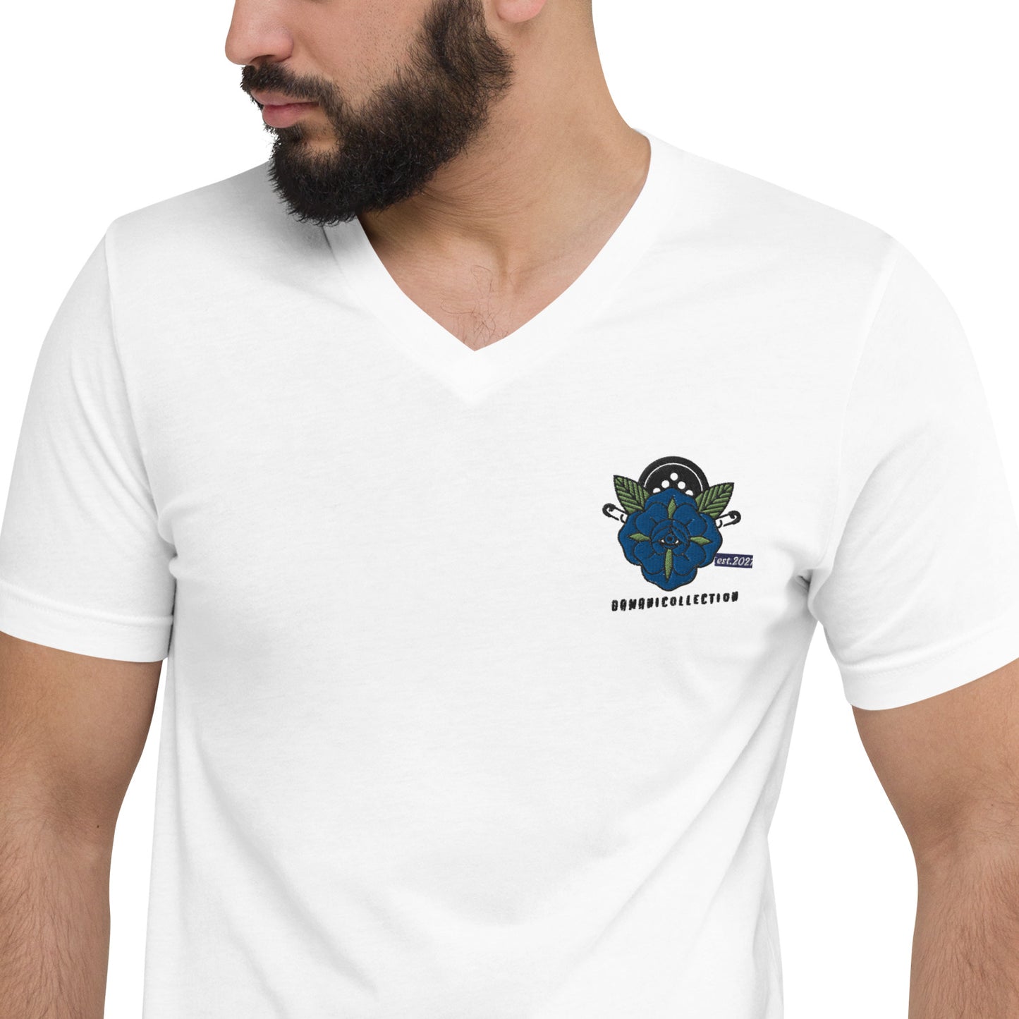 Damani Collection Short Sleeve V-Neck T-Shirt