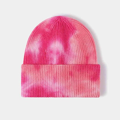 Tie-Dye Multicolor Beanie Hat