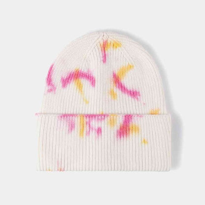 Tie-Dye Multicolor Beanie Hat