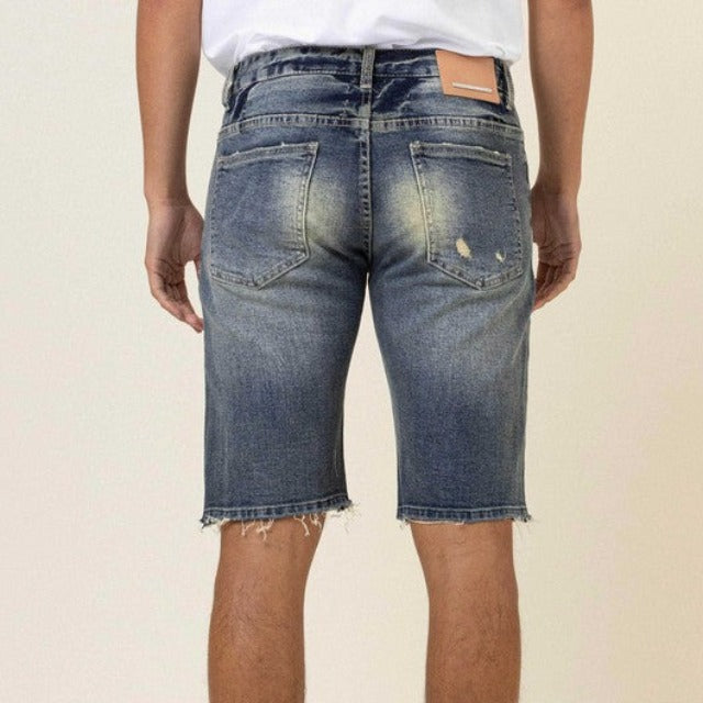 Heavy Stitch Denim Shorts