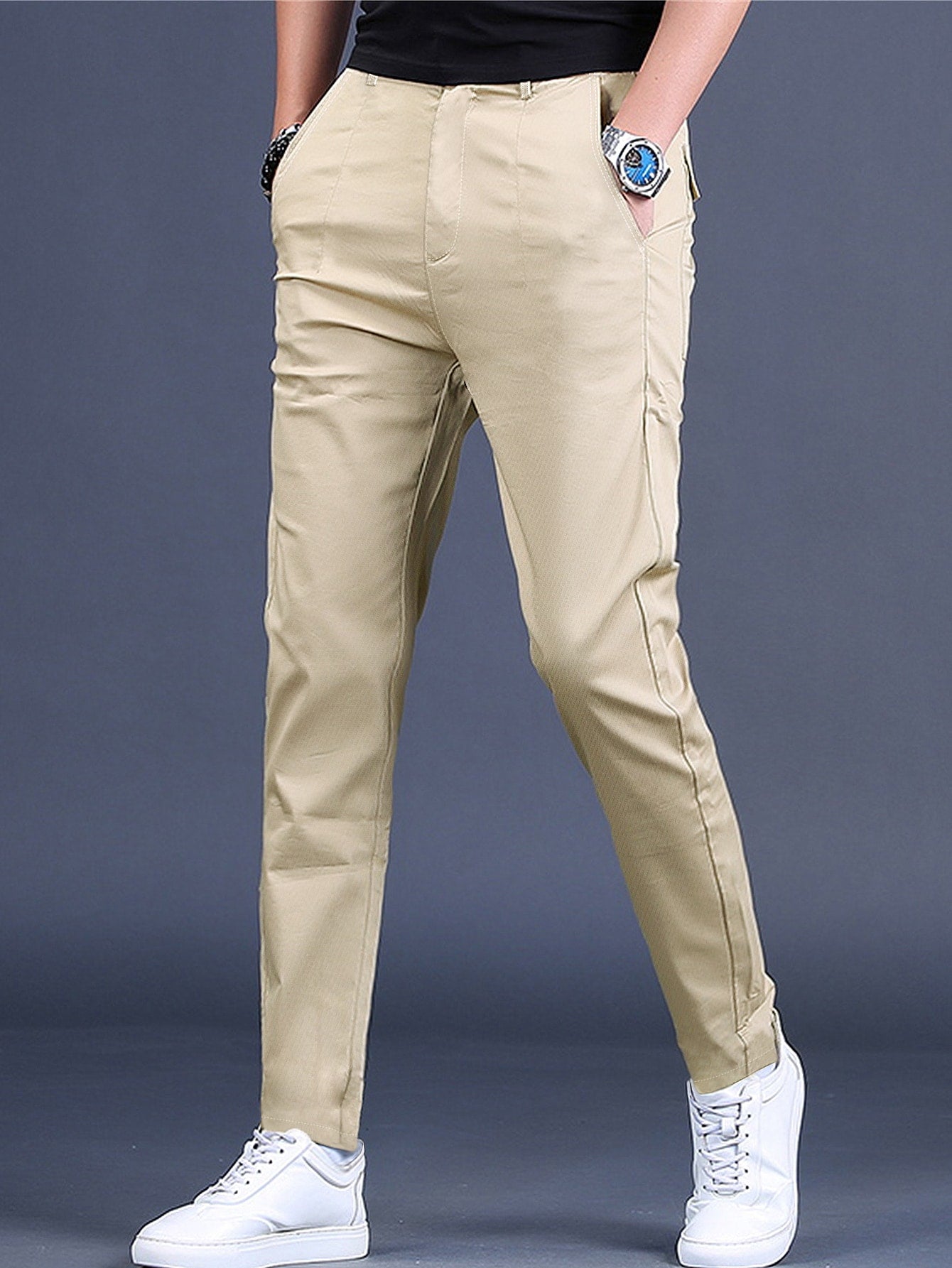 Men's Khaki Dress Pants DamaniBrand Men's Khaki Dress Pants DamaniBrand
