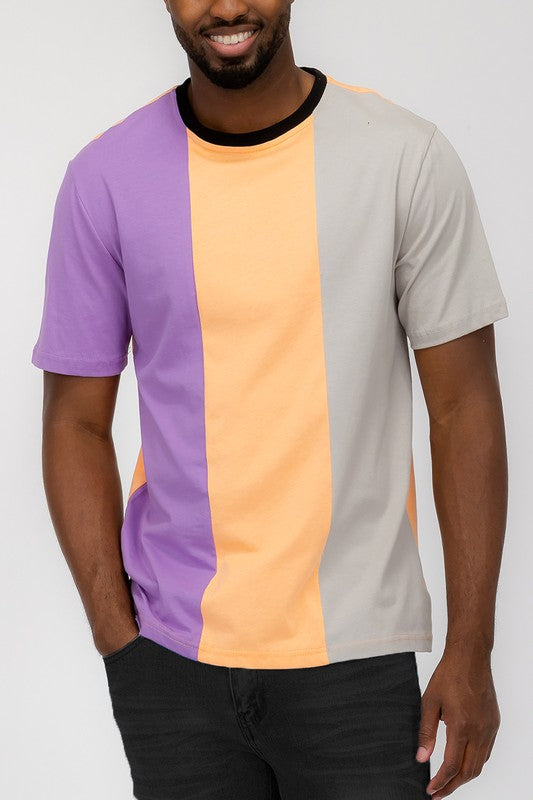 Men's Color Block T-Shirt