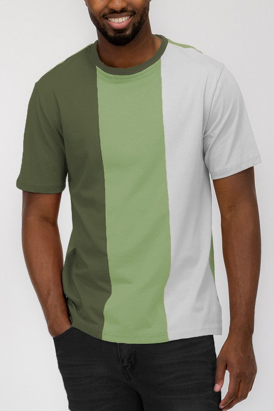 Men's Color Block T-Shirt