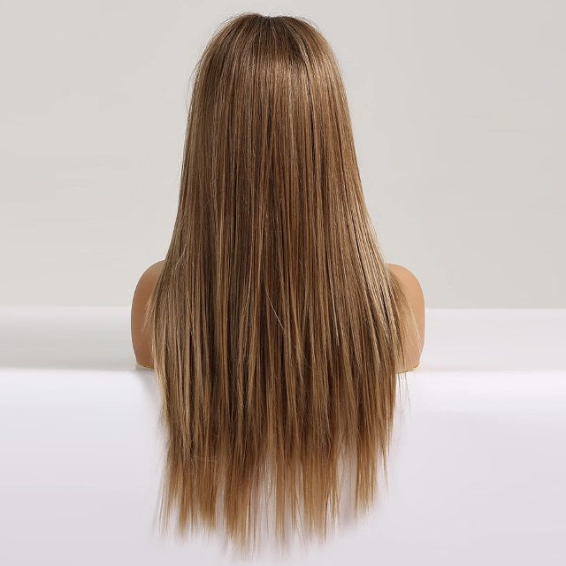 26'' Long Straight Lace Front Wig