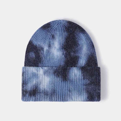 Tie-Dye Multicolor Beanie Hat