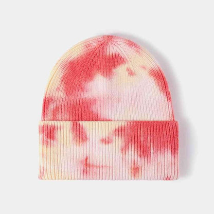 Tie-Dye Multicolor Beanie Hat