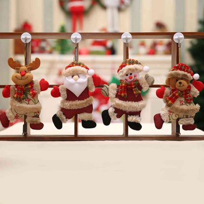4-Piece Christmas Hanging Ornaments