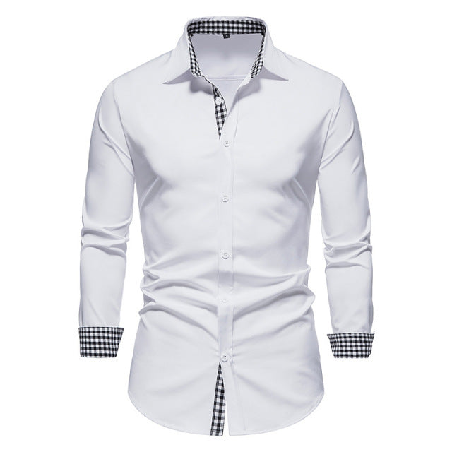 Plaid Formal Button Down Shirt