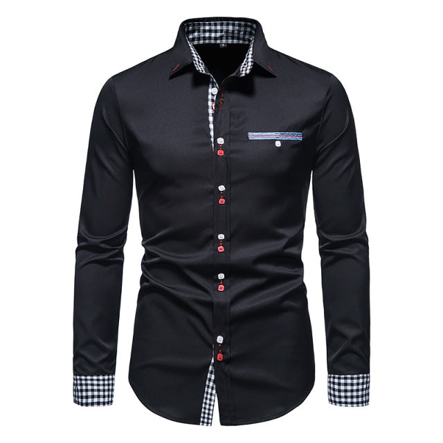 Plaid Formal Button Down Shirt