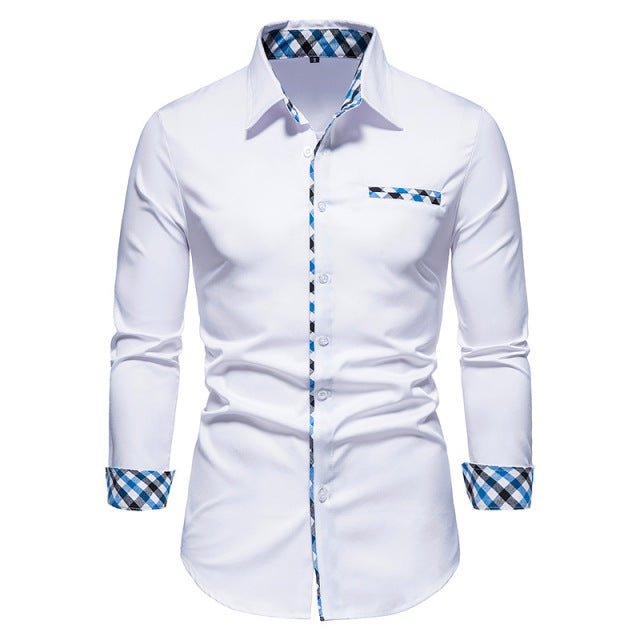 Plaid Formal Button Down Shirt