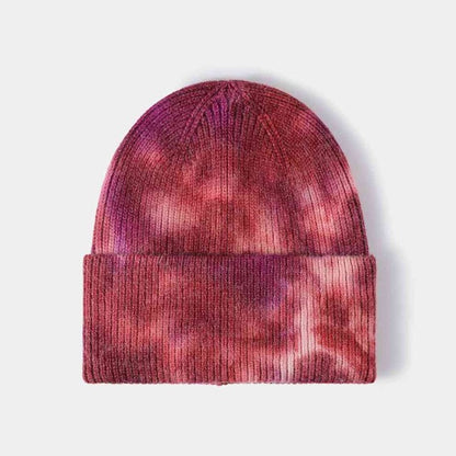 Tie-Dye Multicolor Beanie Hat