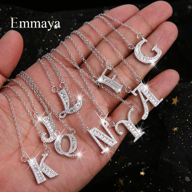 Letters Chain Pendants Necklaces