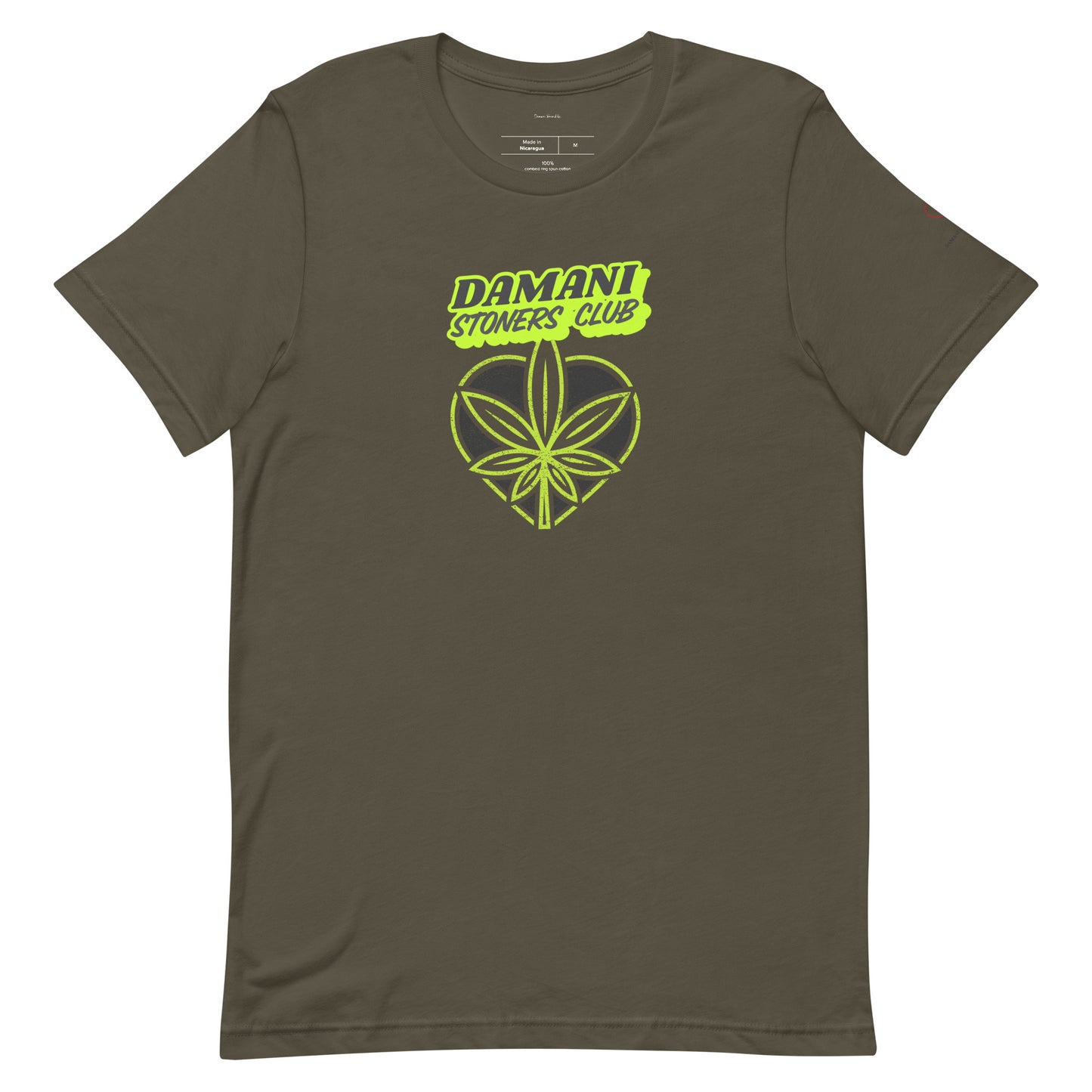 Damani Collection Heart In  The Leaf Stoners Club T-Shirt