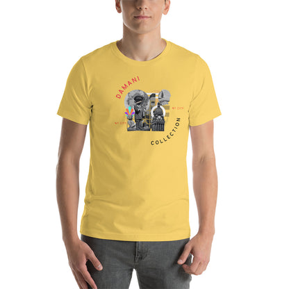 Damani Collection Abstract Collage T-Shirt