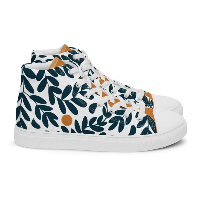 Women's Abstract Canvas Sneakers